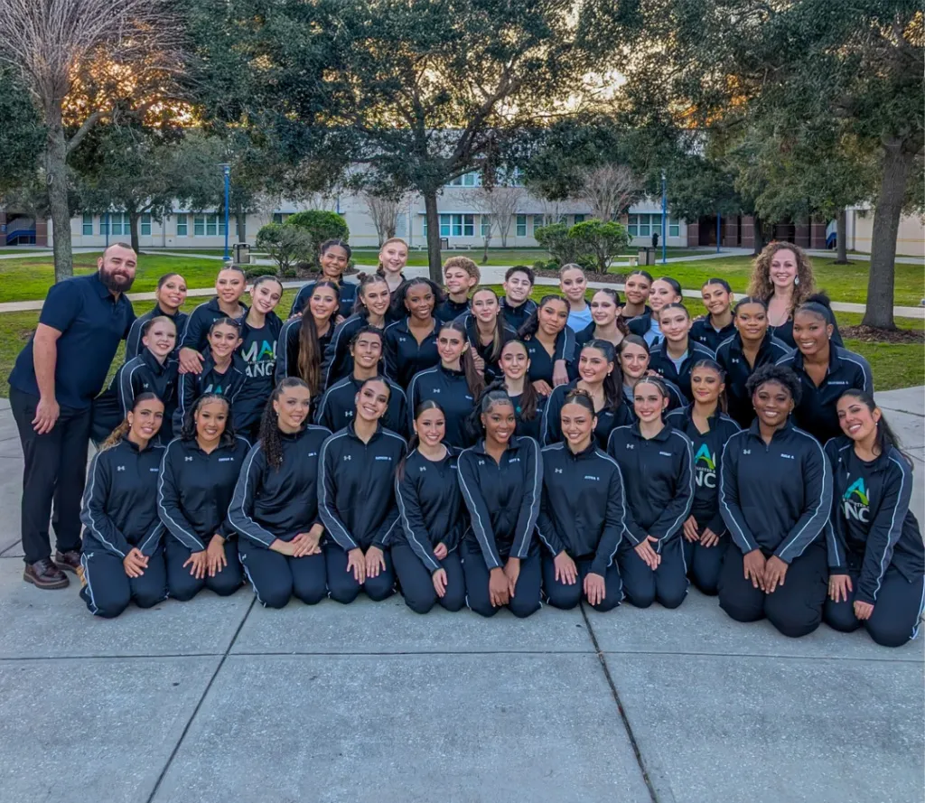 Mac dance students with teachers